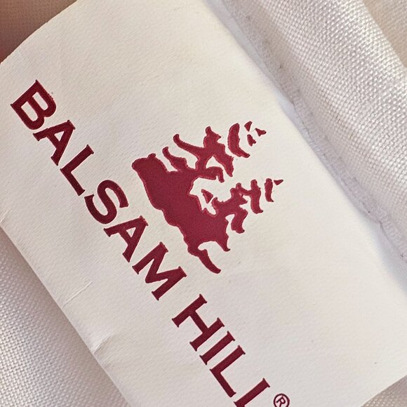 Balsam Hill Plaza Fringed Christmas Tree Skirt 60" White With Silver Accents NEW - Picture 9 of 11